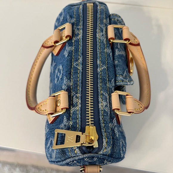 RARE Louis Vuitton Denim nano speedy - Picture 9 of 11